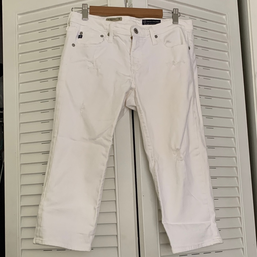 AG Adriano Goldschmied Capri White Jeans